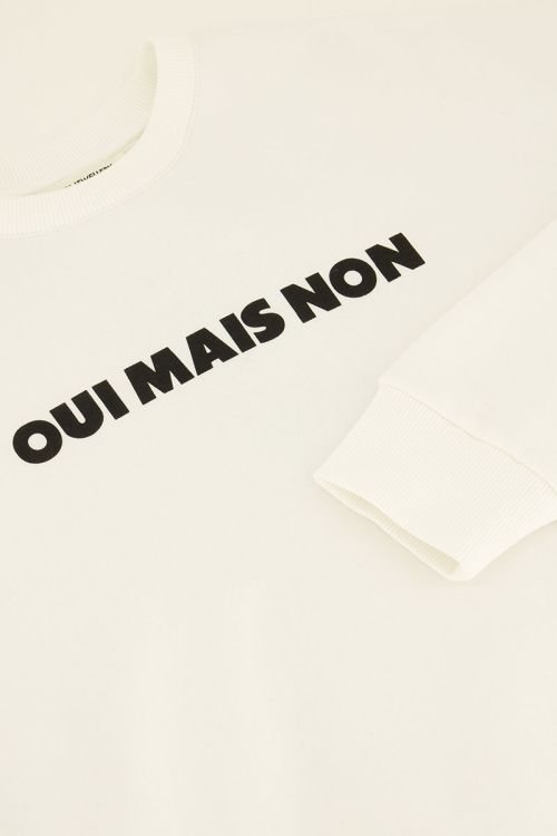 Witte sweater oui mais non