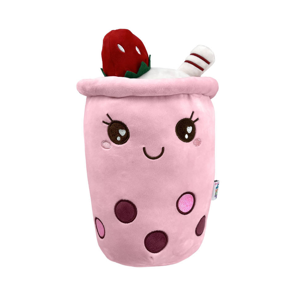 Doshi bubble tea aardbei kussen