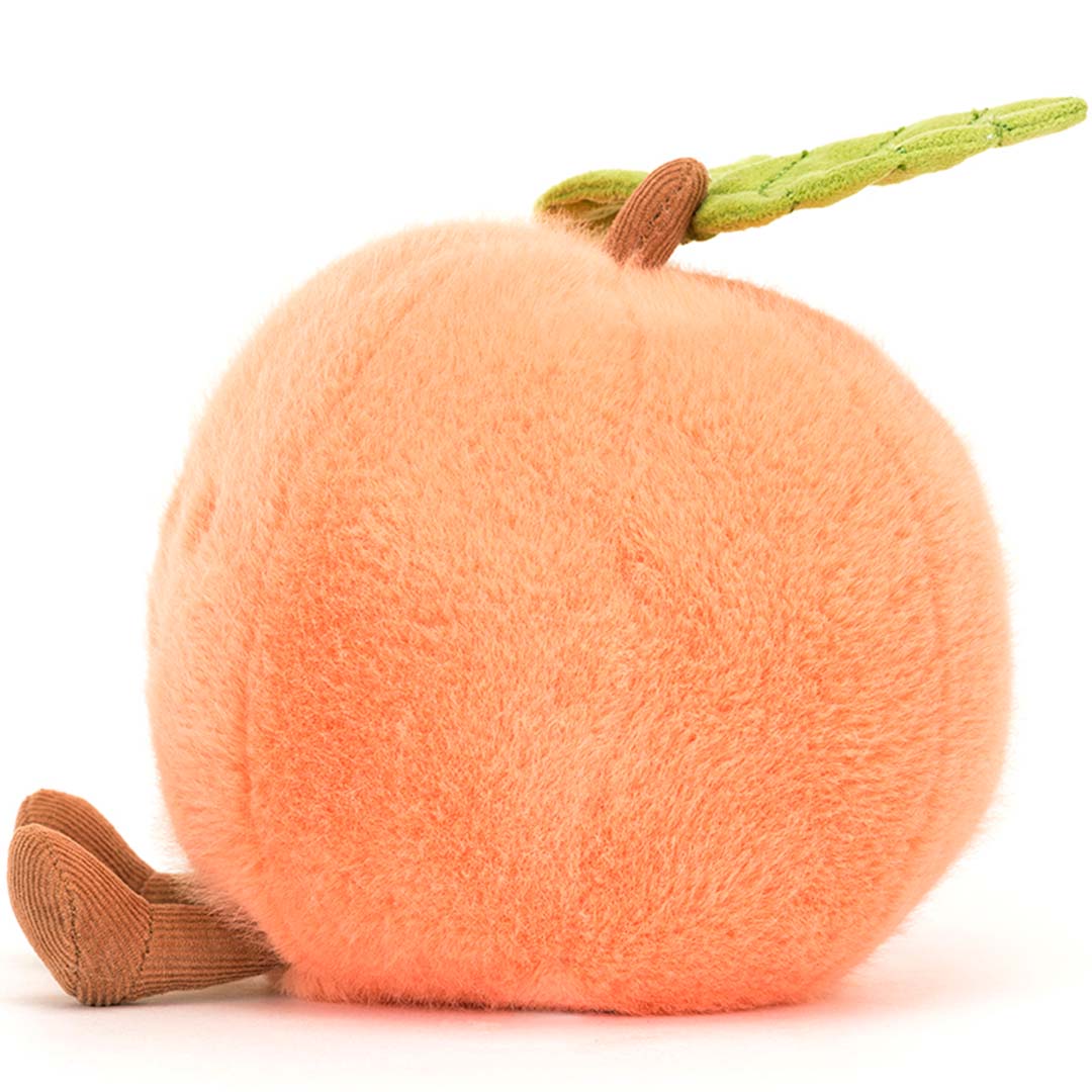 Jellycat knuffelperzik amuseables - 14 cm