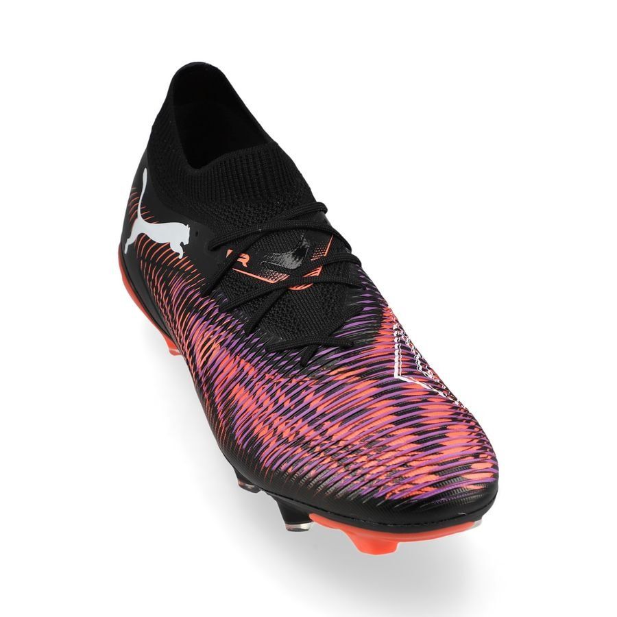 PUMA Future 8 Match FG/AG Unlimited - Noir/Blanc/Glowing Red