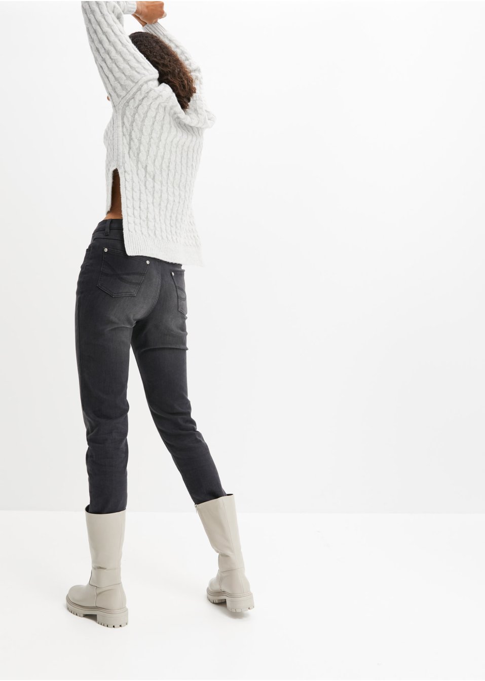 Jean thermo avec intérieur doux, Boyfriend