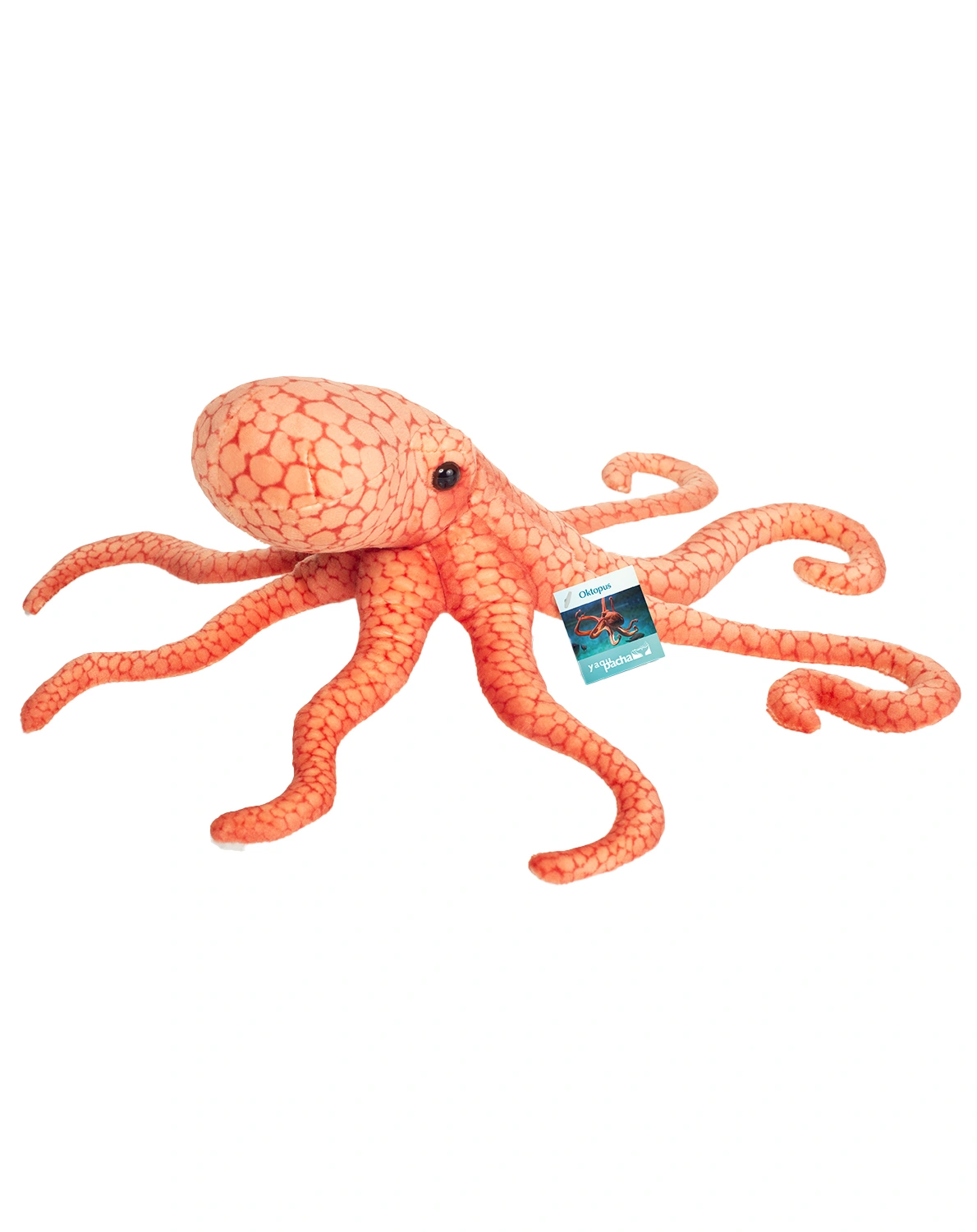 Kuscheltier OKTOPUS (36 cm) in orange