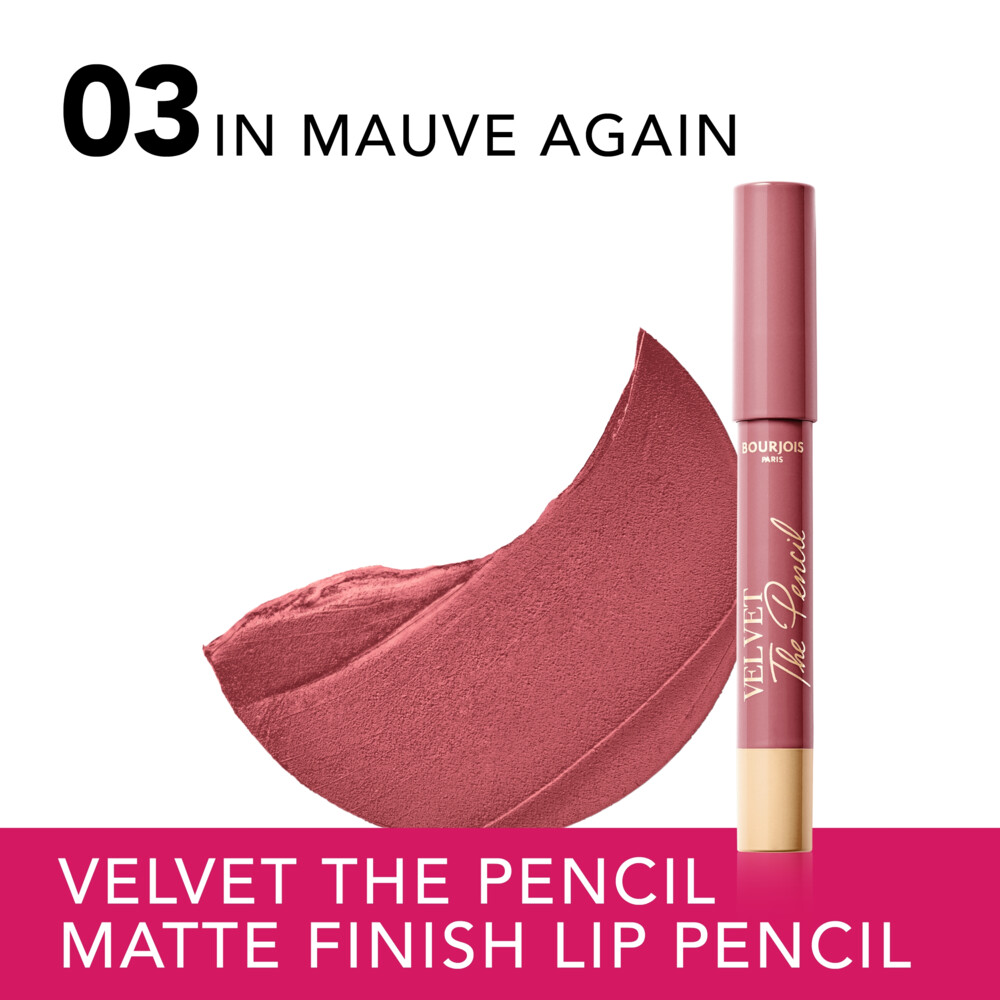 Bourjois Velvet The Pencil Lipstick In Mauve Again 31.8 gr