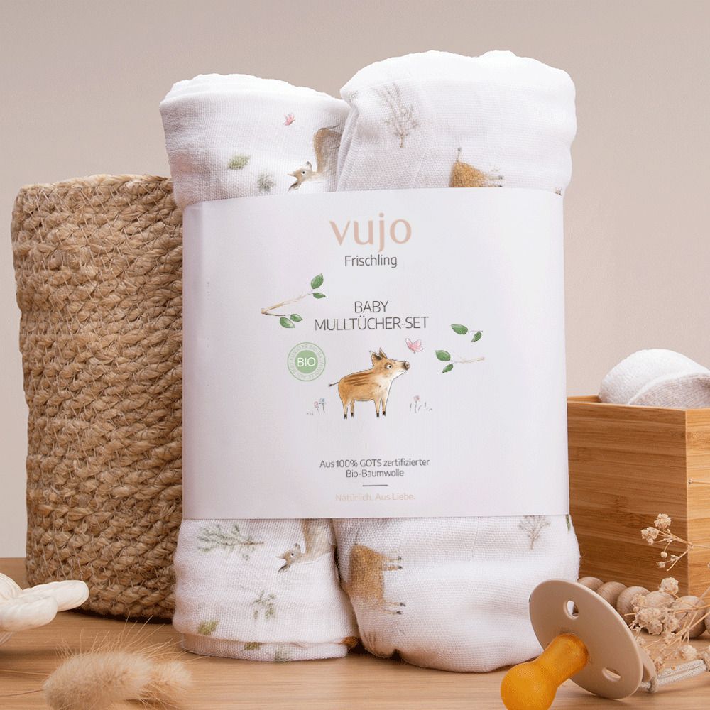 vujo - Baby Mulltuch-Set