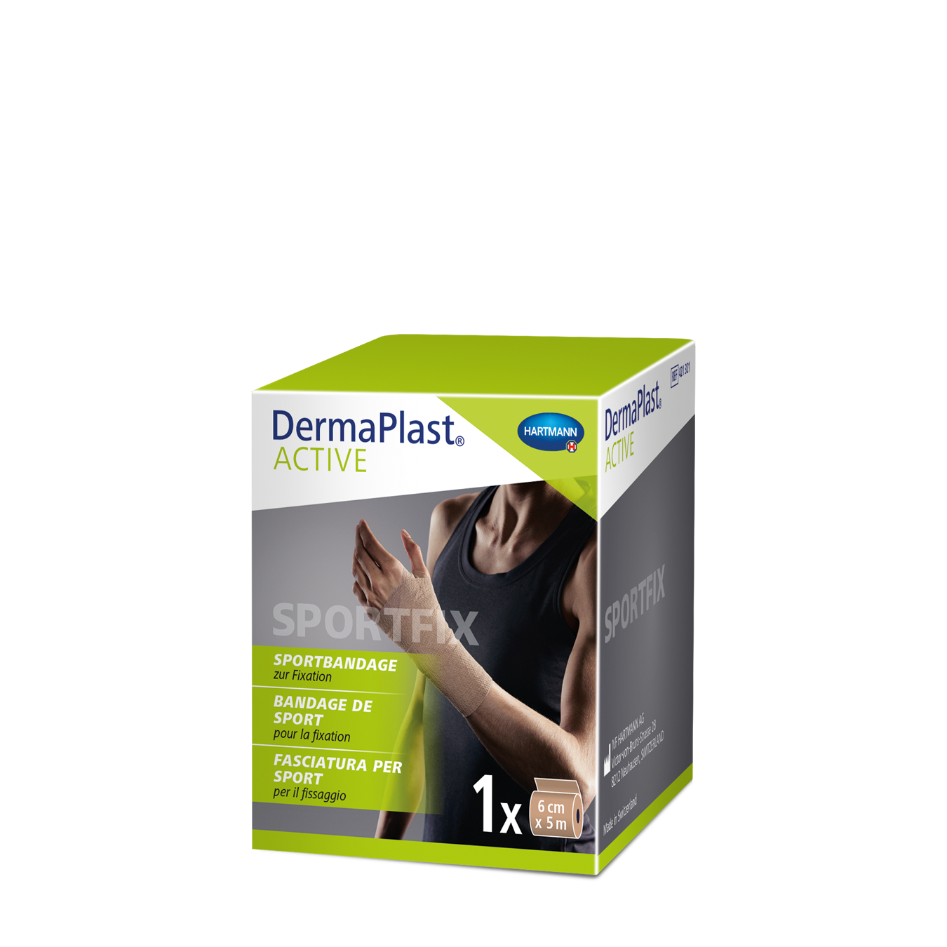 DERMAPLAST Active Sportbandage 6cmx5m 1 Stk