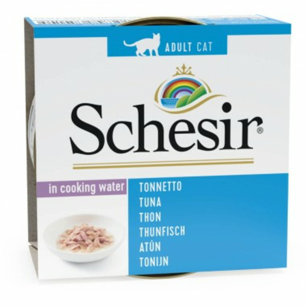 Schesir Kattenvoer Gekookte Tonijn85 gr