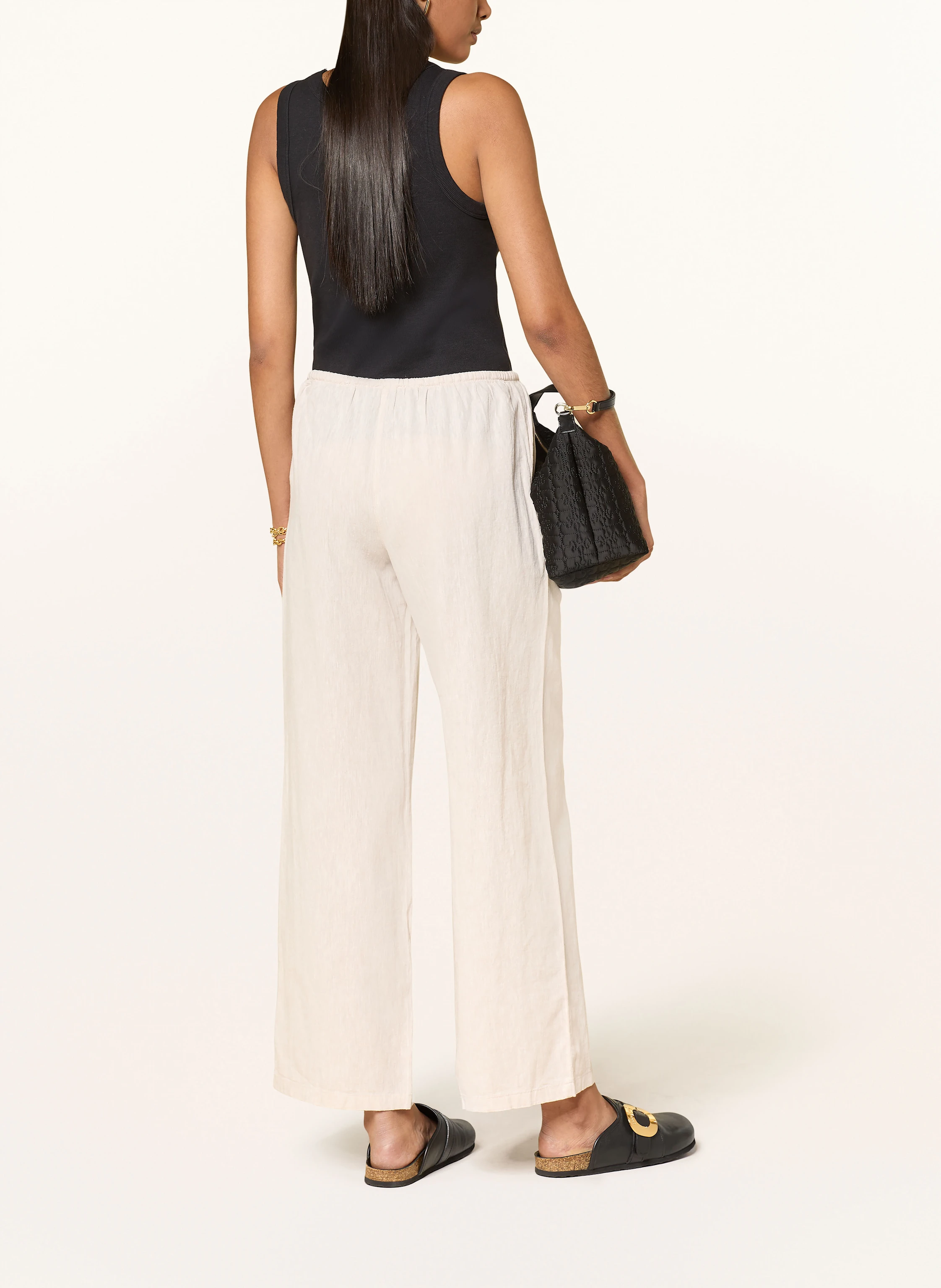 gina tricot Hose mit Leinen