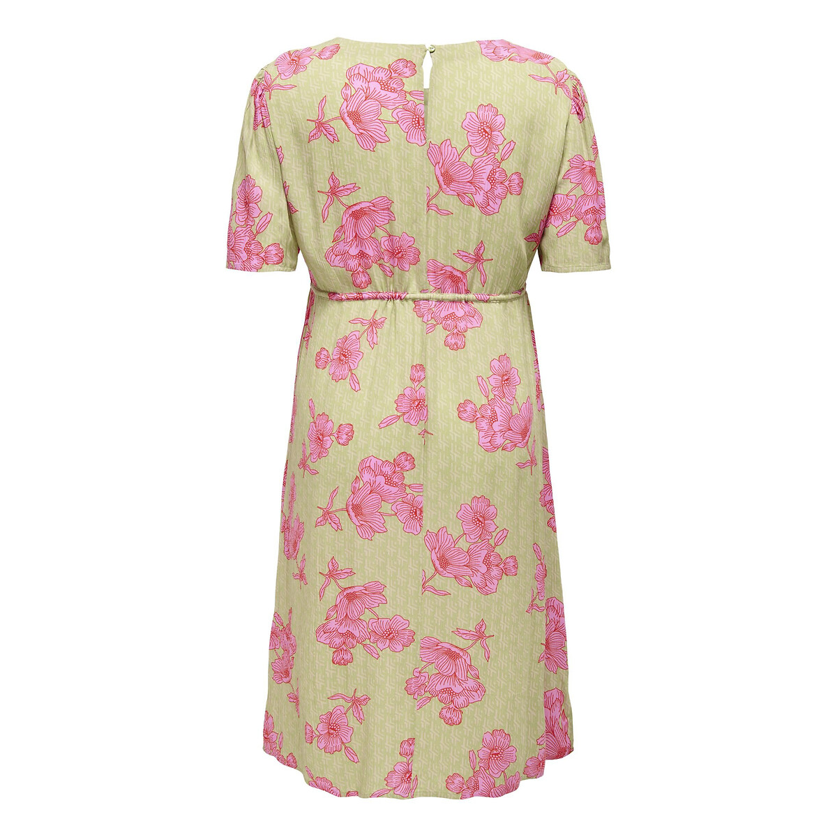 SOMENTE CARMAKOMA<br>Vestido estampado, amarração