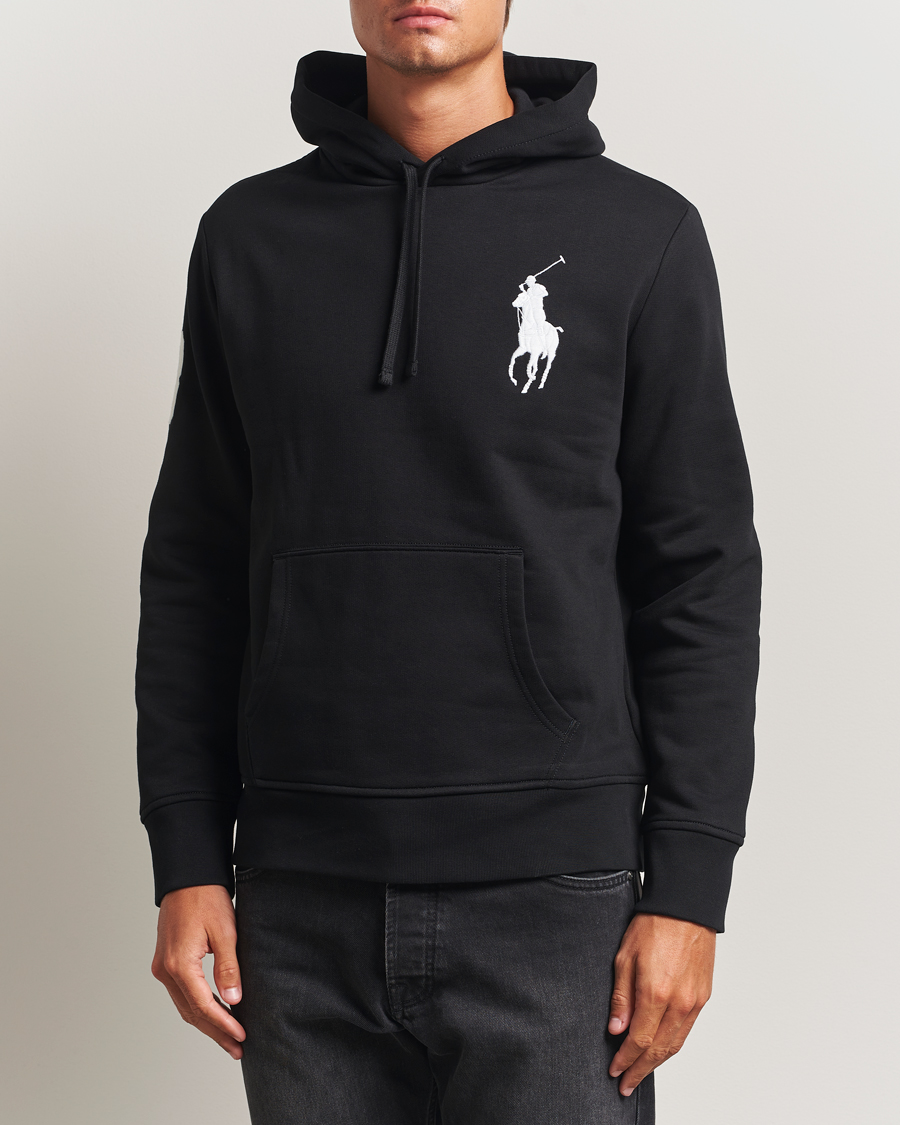 Polo Ralph Lauren Big Pony Hoodie Polo Black