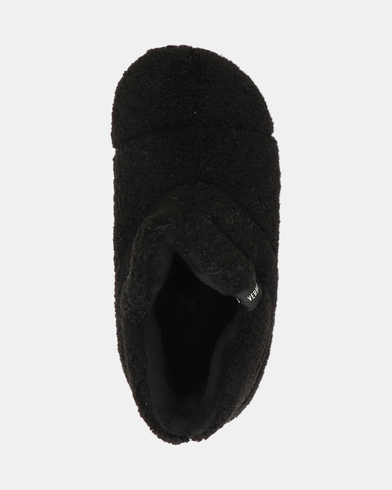 Verbenas Yeti Nairobi Pantoffels  - zwart