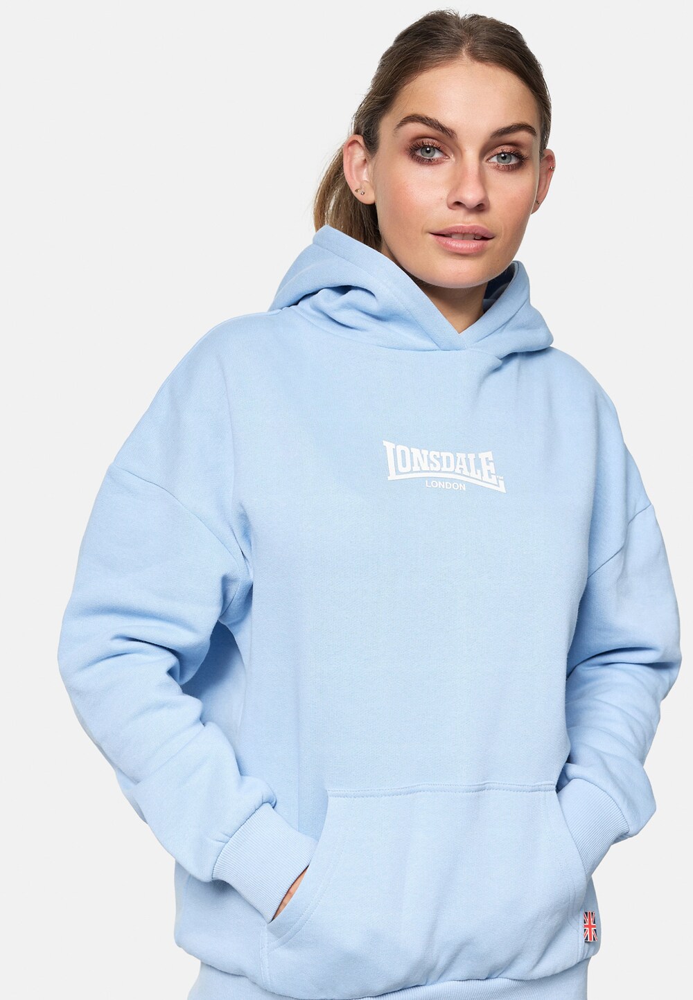 Lonsdale Frauen Kapuzensweatshirt Oversize KILMOTE