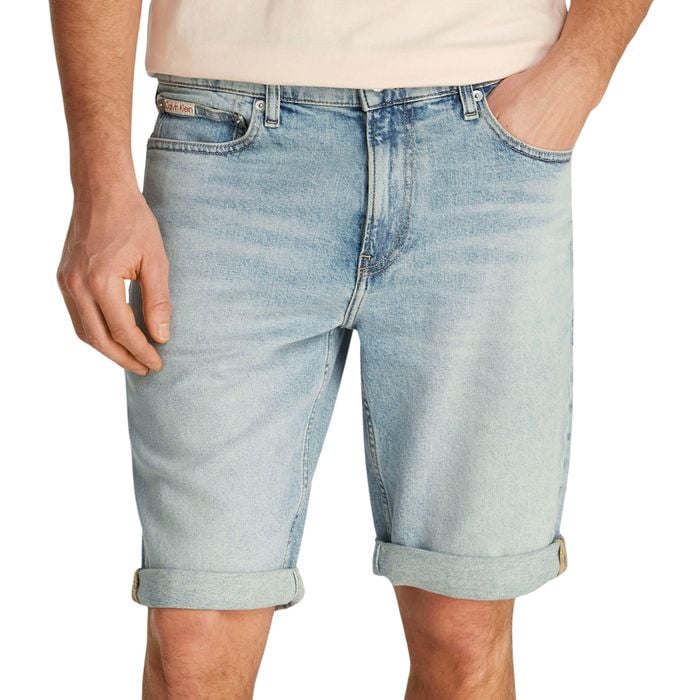 Calvin Klein Slim Denim Short Heren