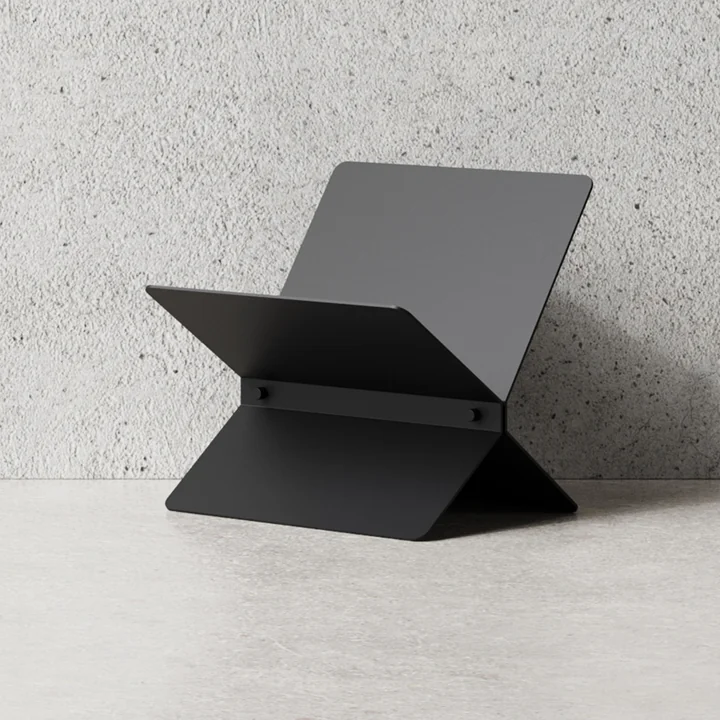 Nichba Design - Magazinständer, schwarz