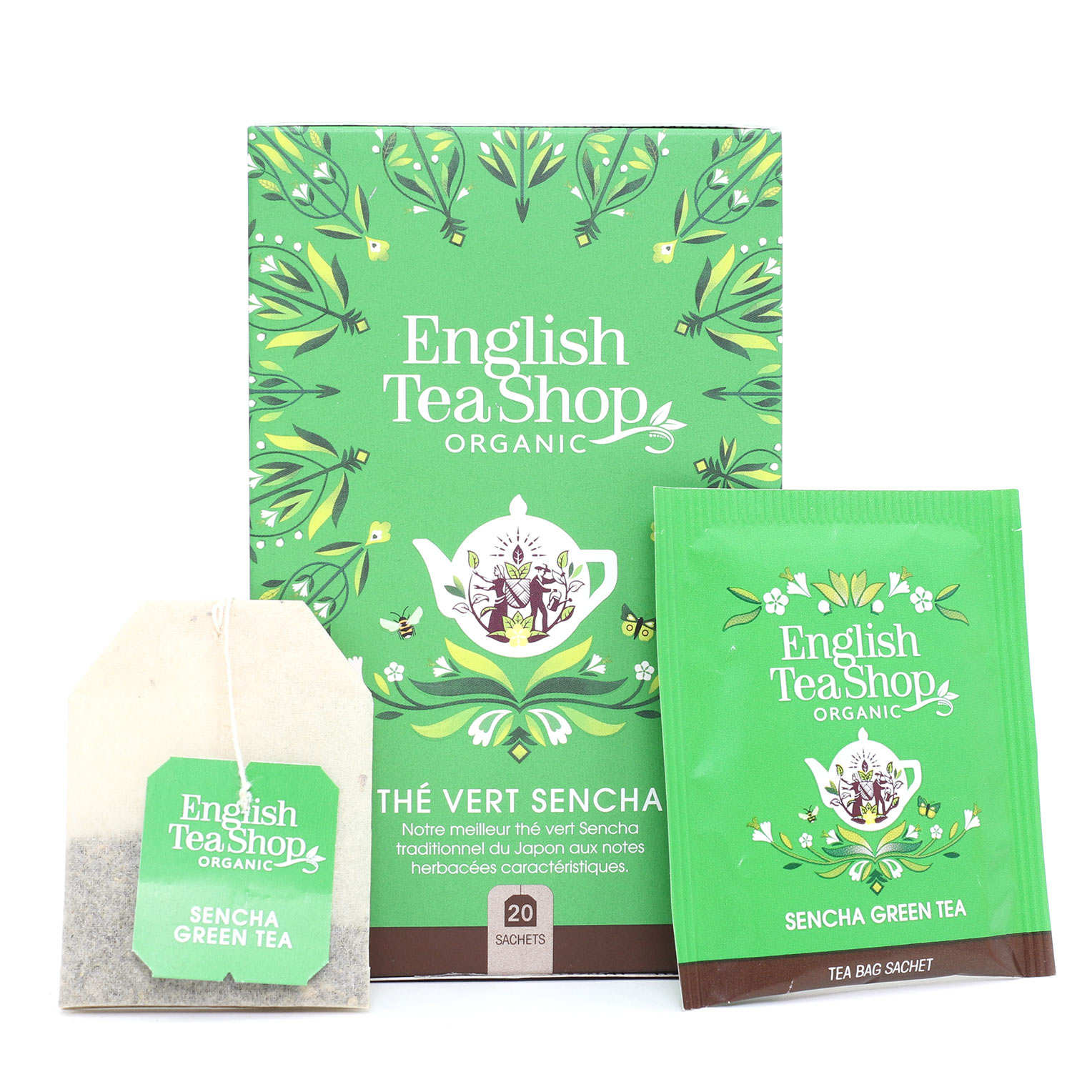 Thé vert Sencha du japon bio en sachets