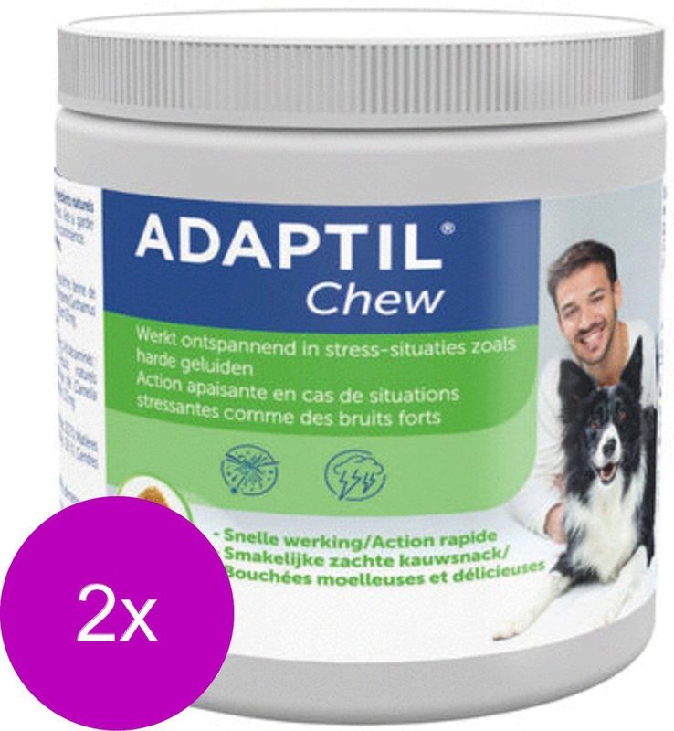 Adaptil Chews - Kauwsnack - Anti stressmiddel - 2 x 30 stuks