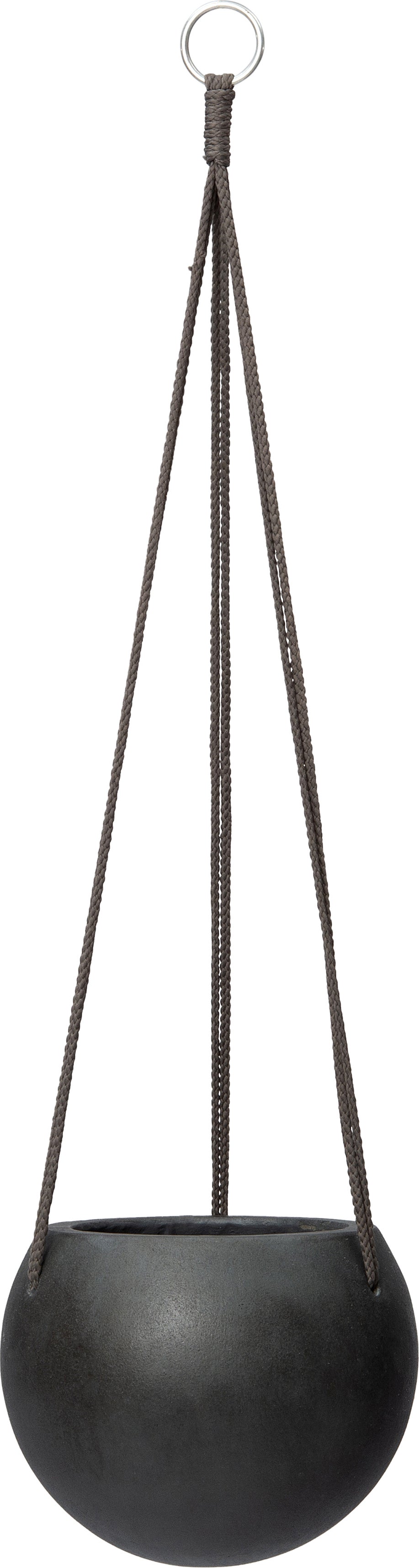 Intratuin hangpot Jula antraciet D 20 H 16 cm