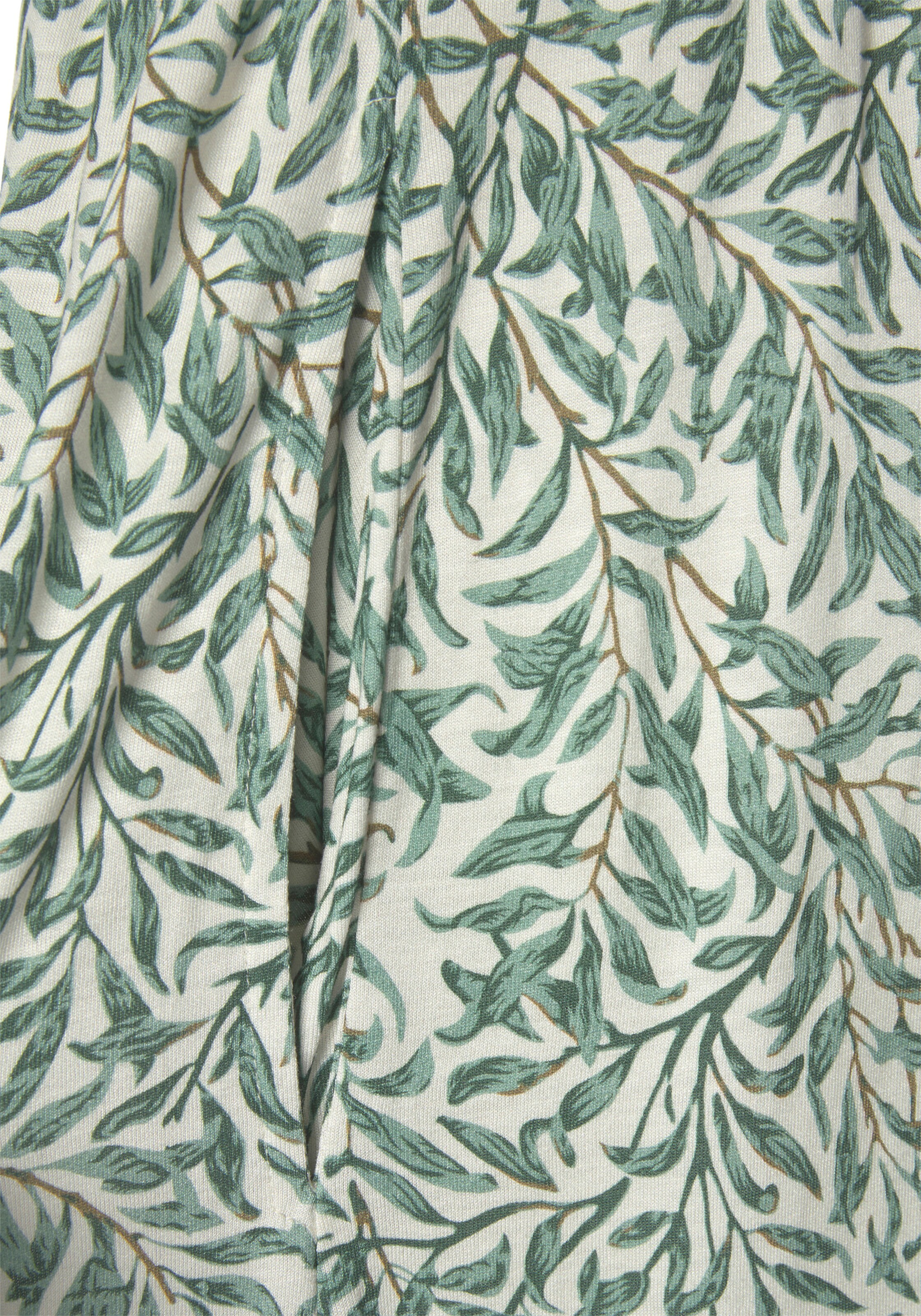 Beachtime Jerseykleid in grün bedruckt