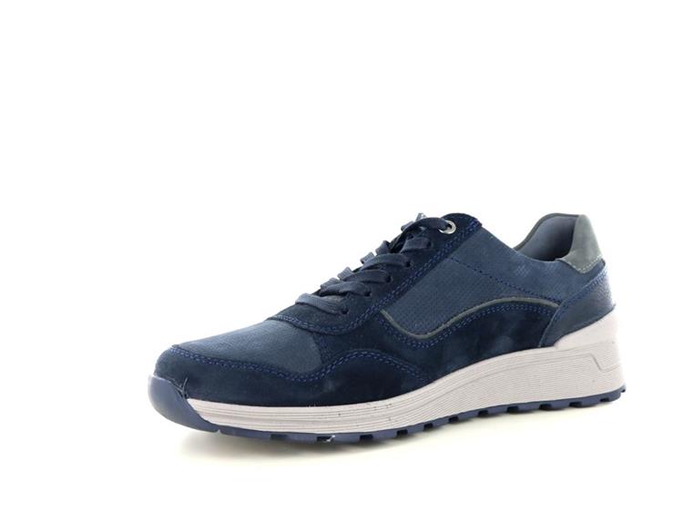 Waldläufer 734007 deepblue ls-bl./grau