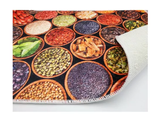 Tapis de cuisine 50x120 cm Polyester Kitch Misir