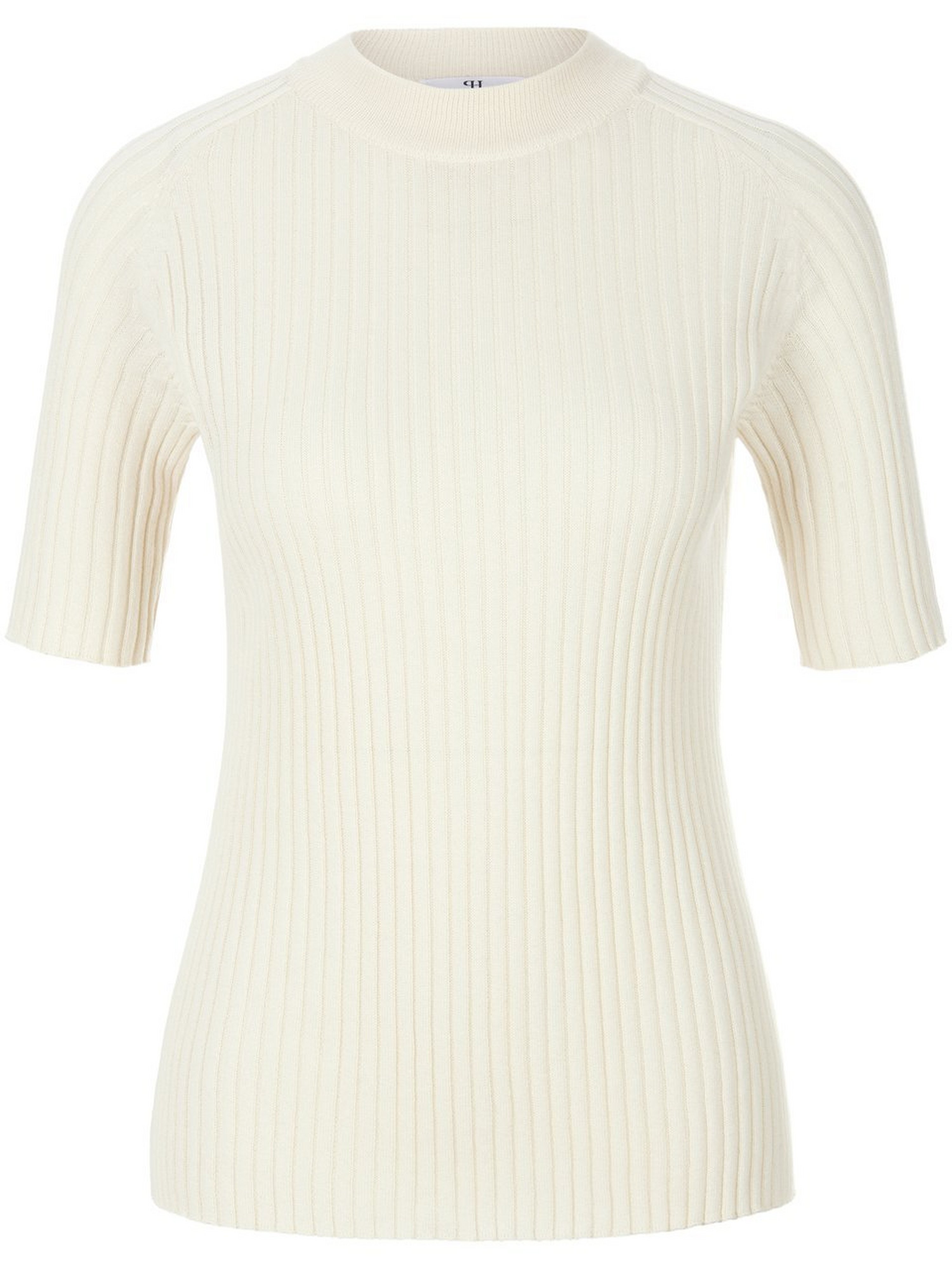 Rundhals-Pullover mit 1/2-Arm