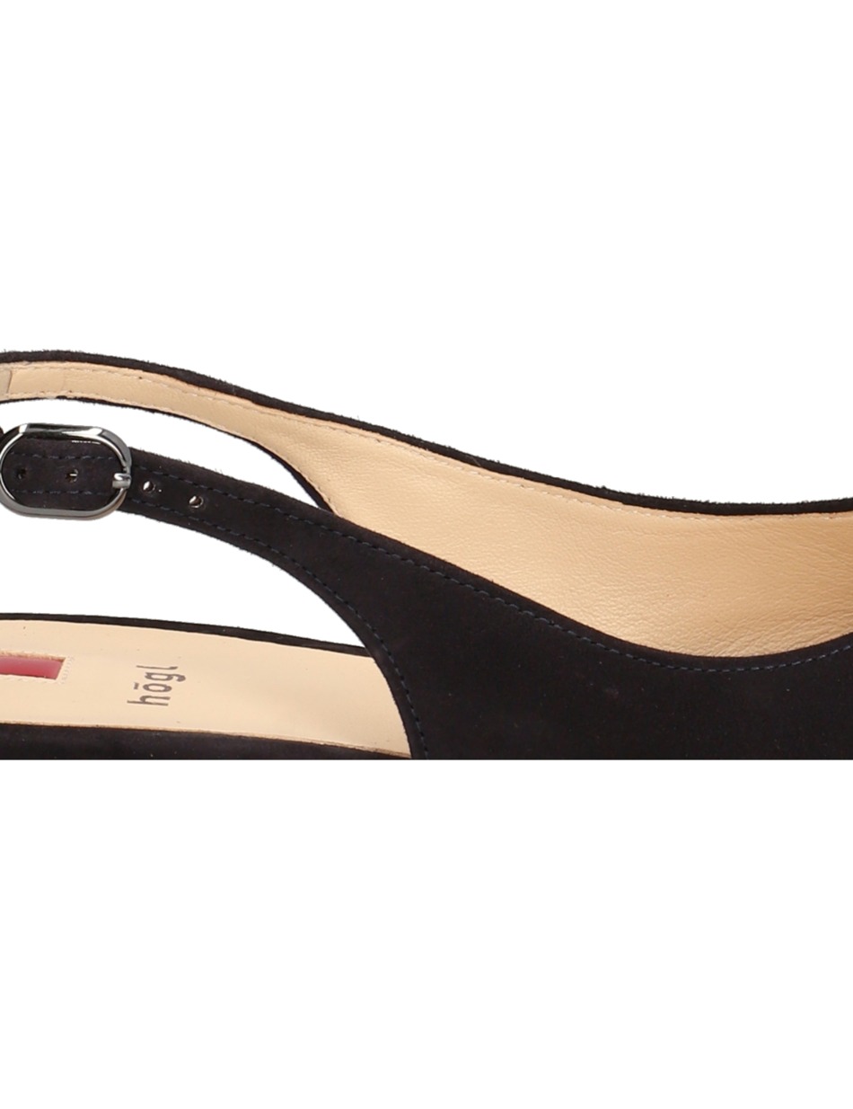 Veloursleder Slingpumps
