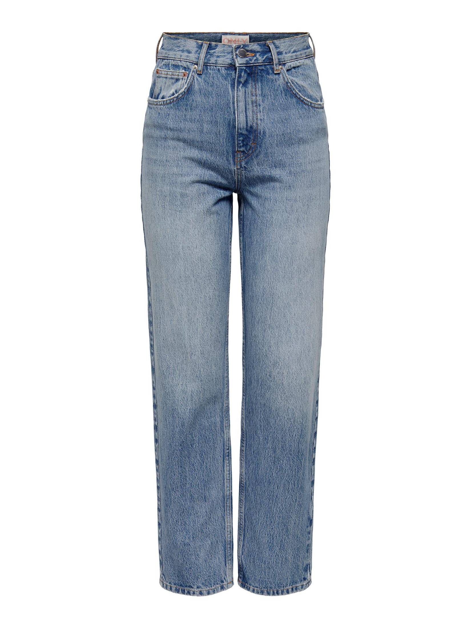 Only| Damen Jeans ONLROBYN Straight Fit