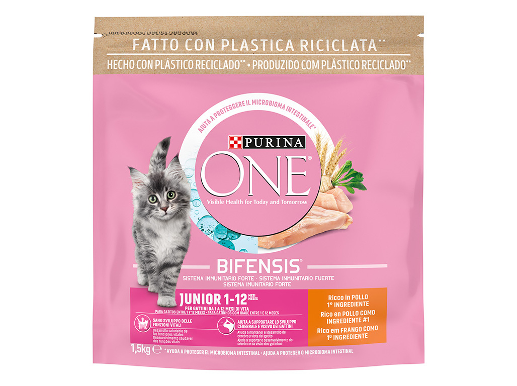 RAÇÃO PARA GATINHOS PURINA ONE JÚNIOR FRANGO 1.5KG