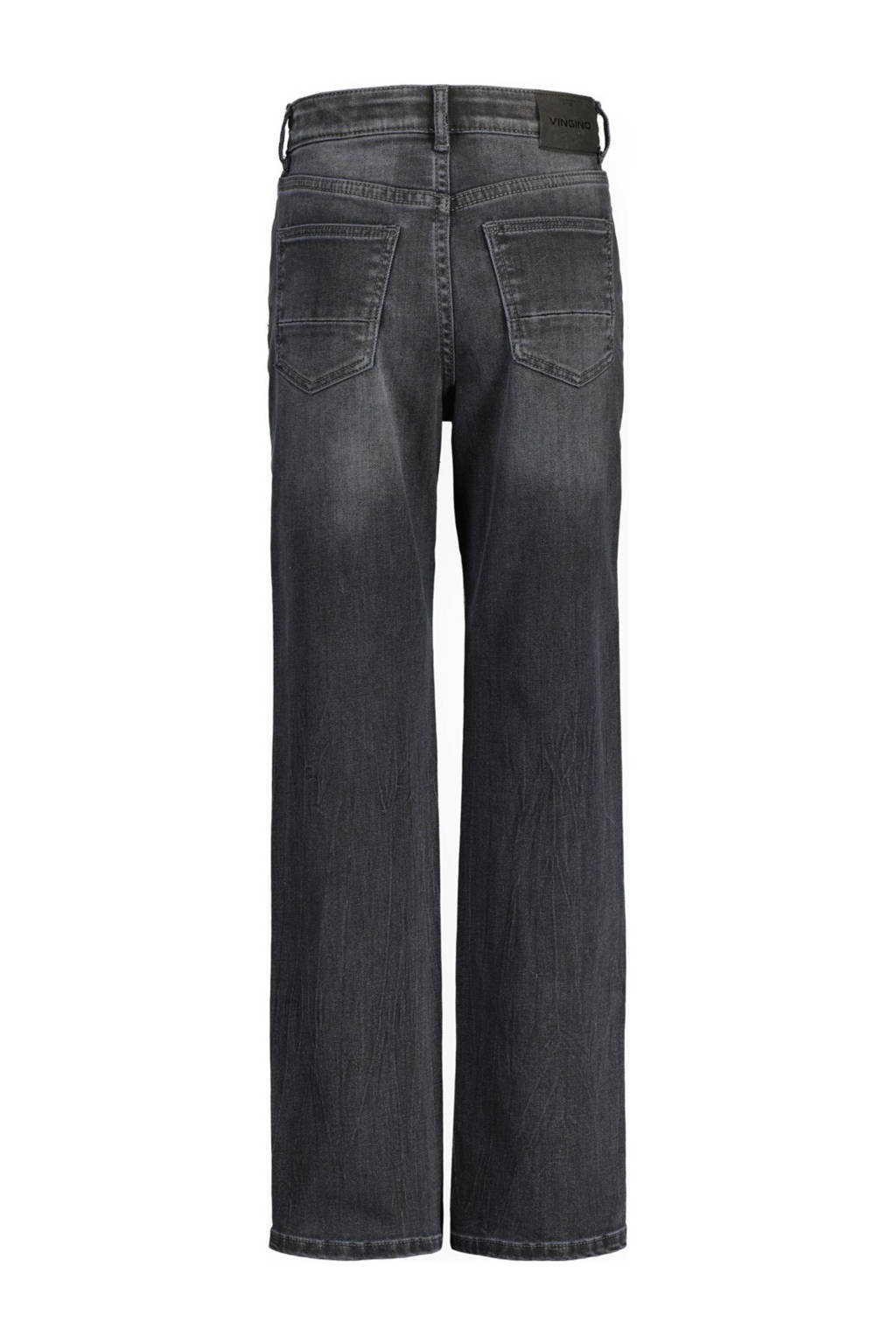 Vingino high waist straight leg jeans Catie washed black