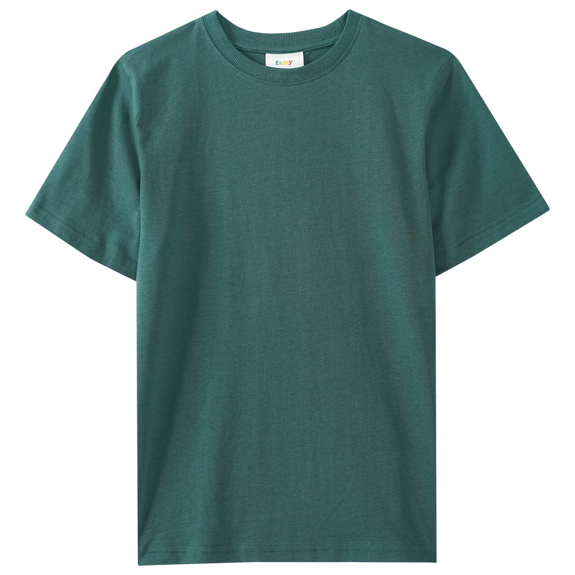 Famy 3 Jungen T-Shirts in verschiedenen Dessins dunkelblau / dunkelgrün / weiss
