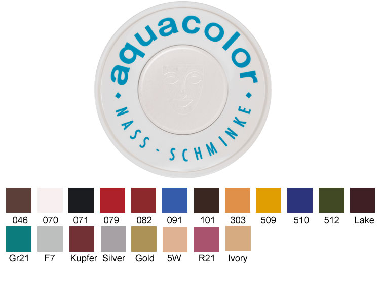 Kryolan - Aquacolor Nass Schminke, 30ml