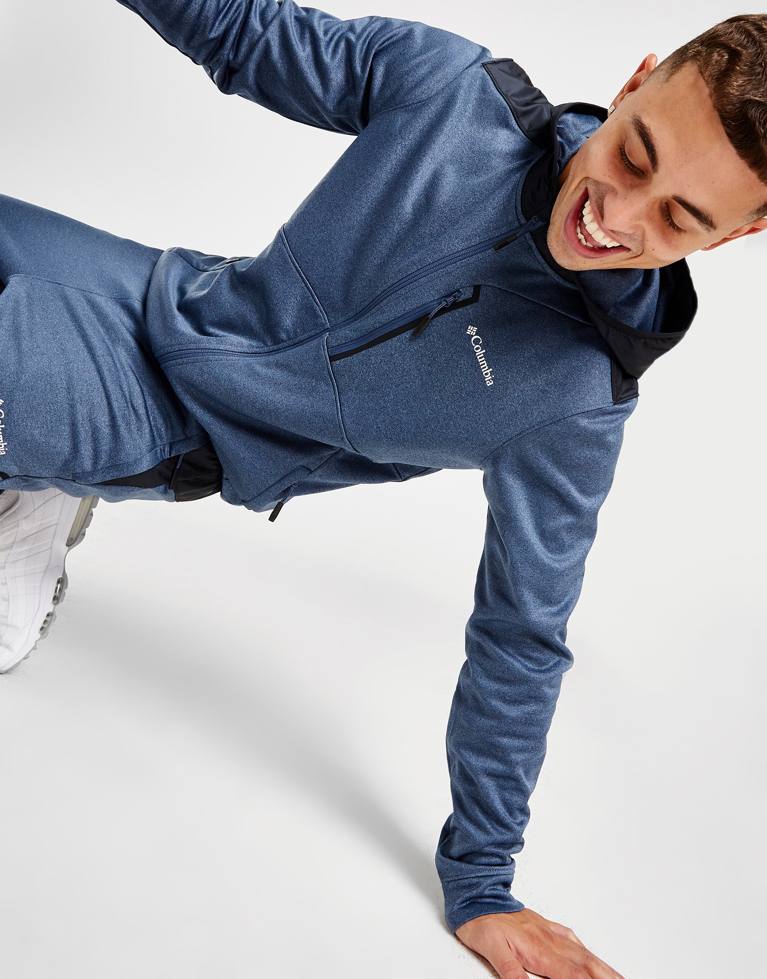 Columbia Sweat à Capuche Zippé Marsh Peak Homme
