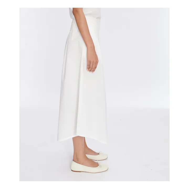 A.P.C. Jupe Olympia Coton Bio | Blanc