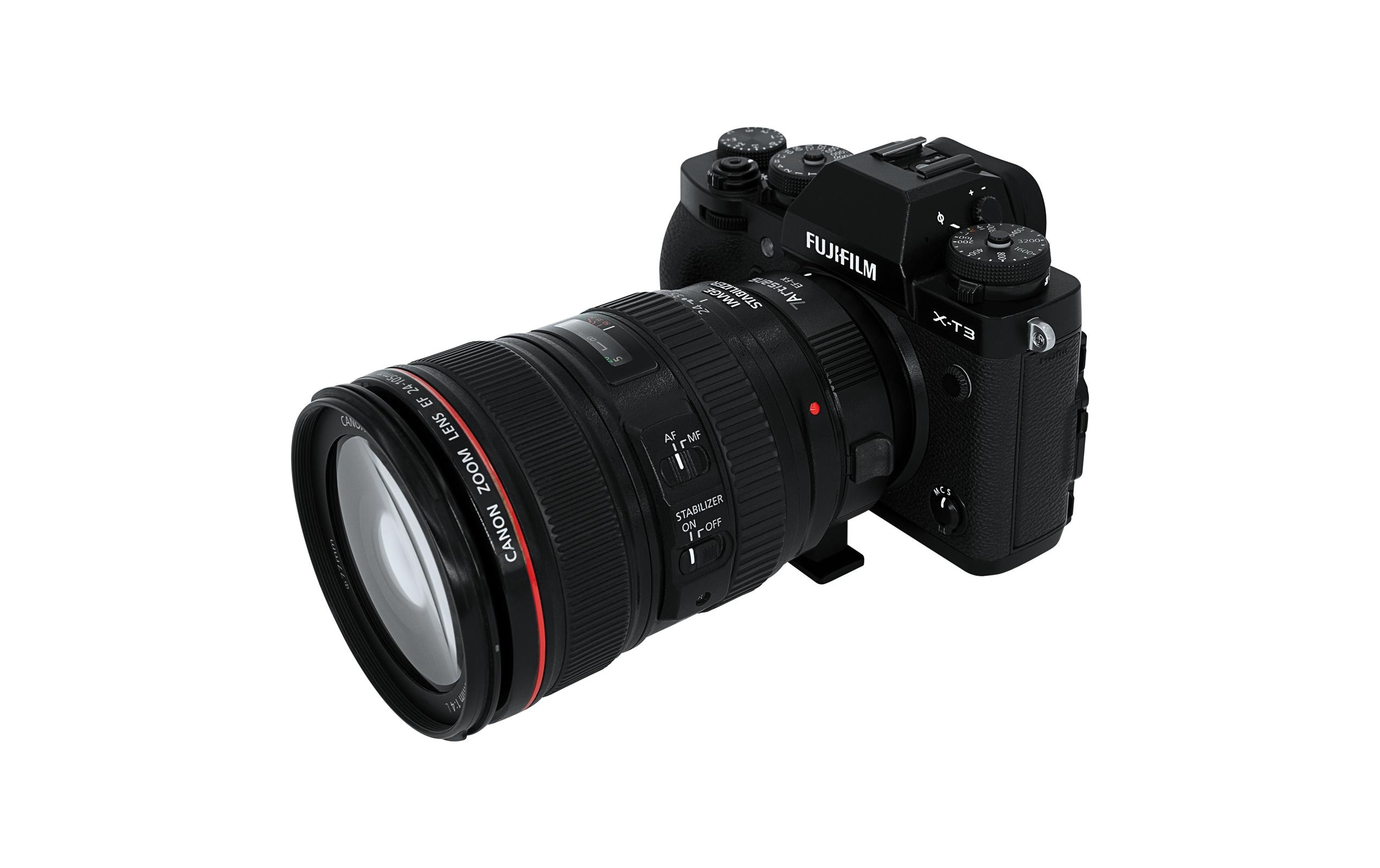 Objektiv-Adapter Auto-Focus EF-FX<br>Autofokus-Adapter für Canon EF-Objektiv auf FUJIFX-Mount-Kamera