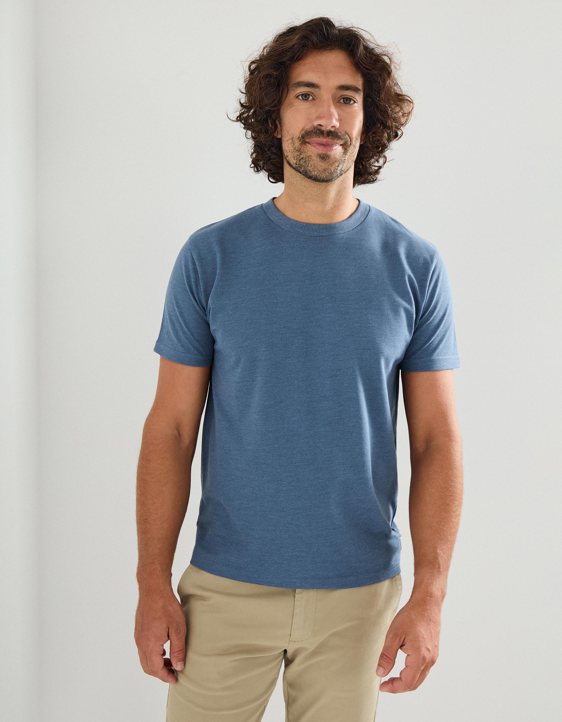T-shirt, Homem, Azul