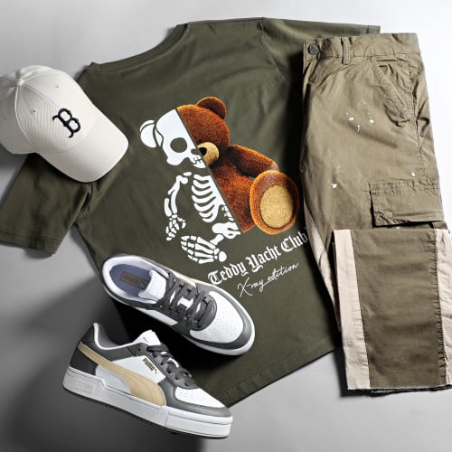 Pantalon Cargo Vert Kaki