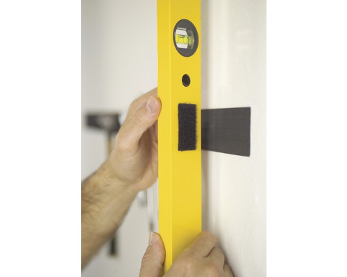 Extra sterke zwarte klittenband, 50 mm x 1 m