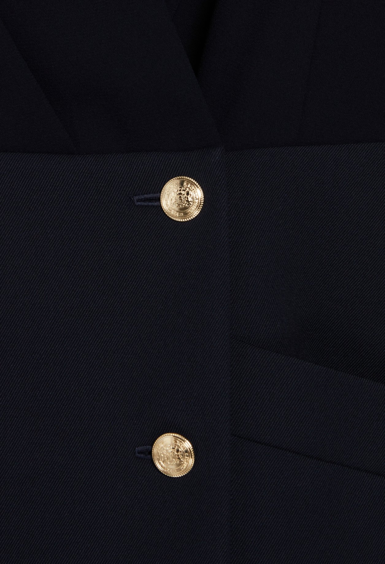 Robe courte bimati&egrave;re marine