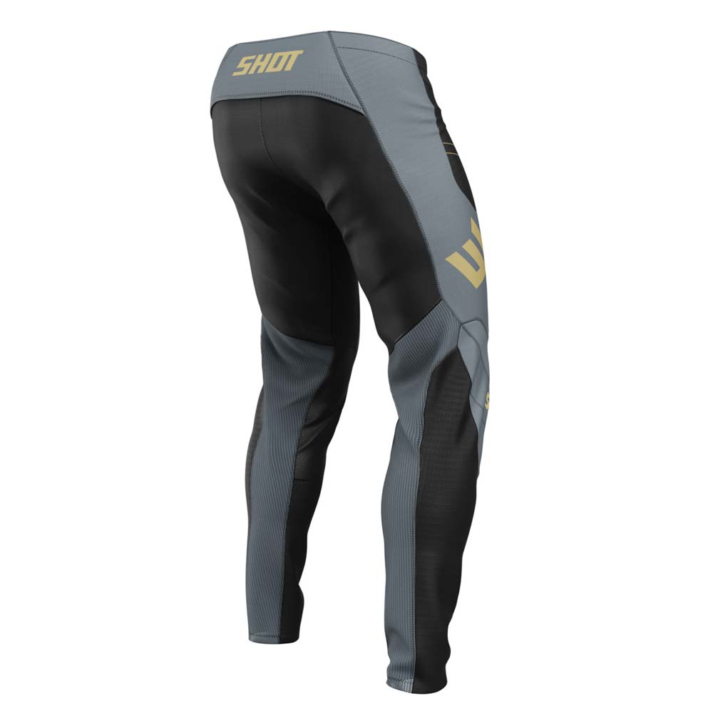 Shot - Pantalon Contact Shield Noir / Gris / Or