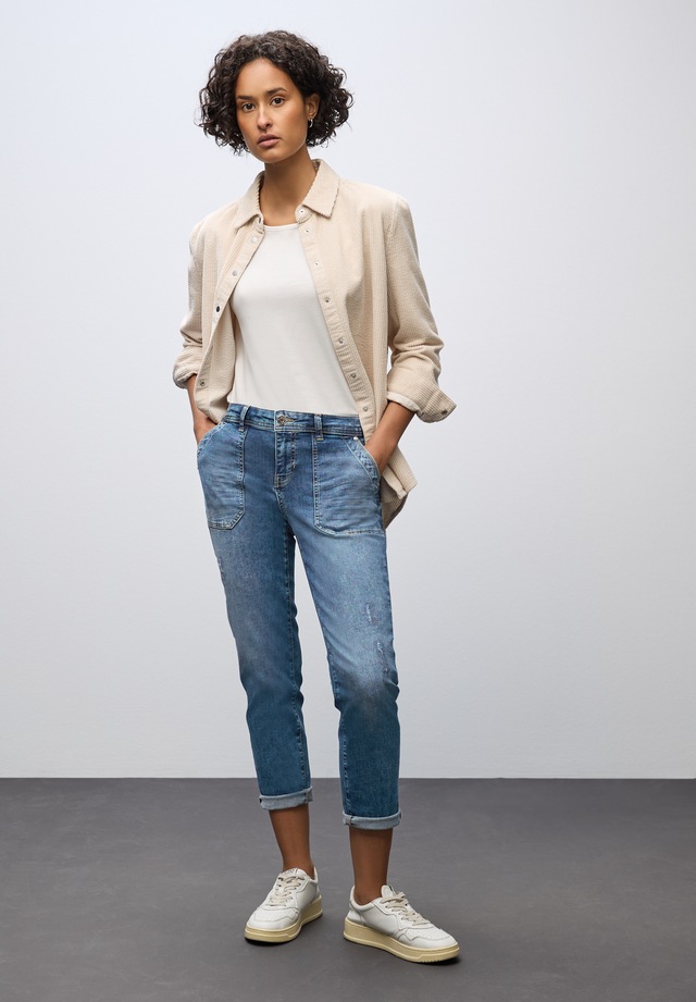 STREET ONE Boyfriend-Jeans mit Taschen