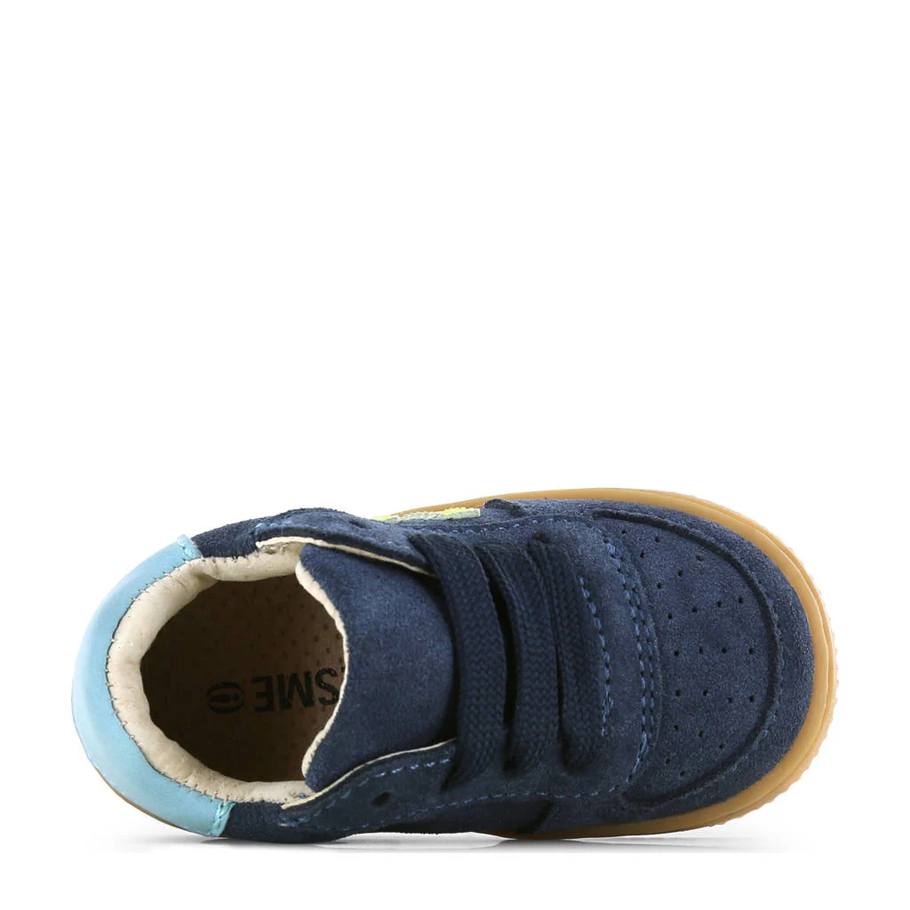 Shoesme suède sneakers donkerblauw