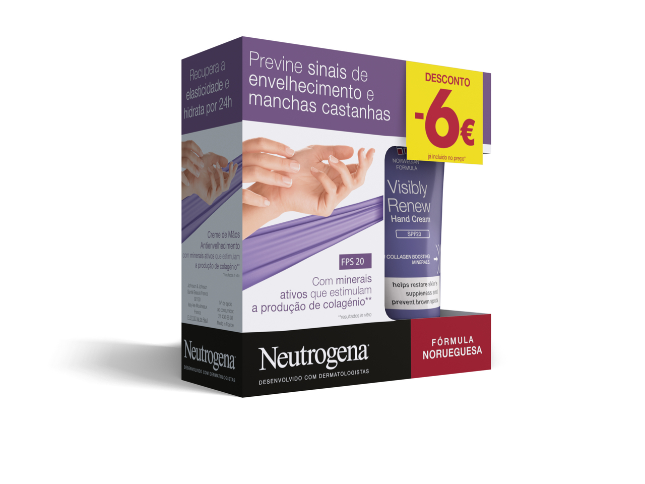 CREME MÃOS NEUTROGENA VISIBLY RENEW 2X75ML
