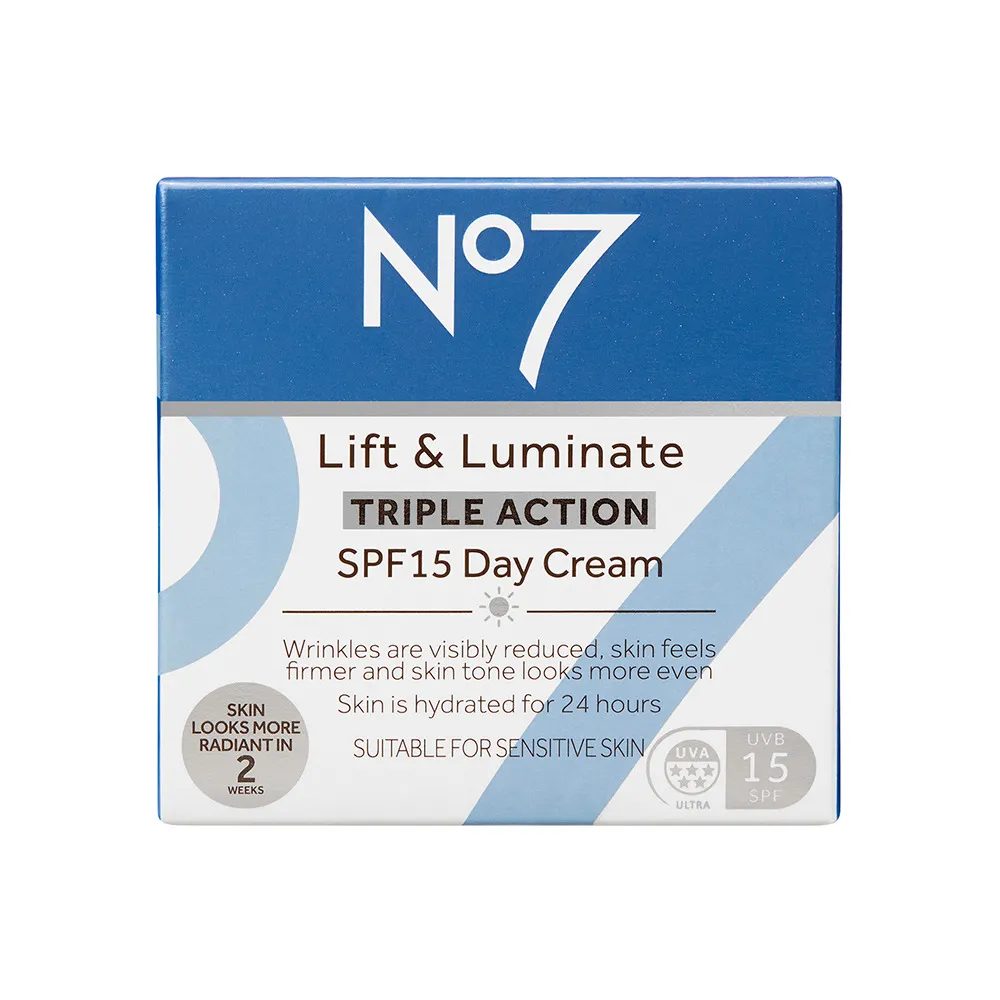 No7 Lift & Luminate Triple Action Day Cream - 50 ml.