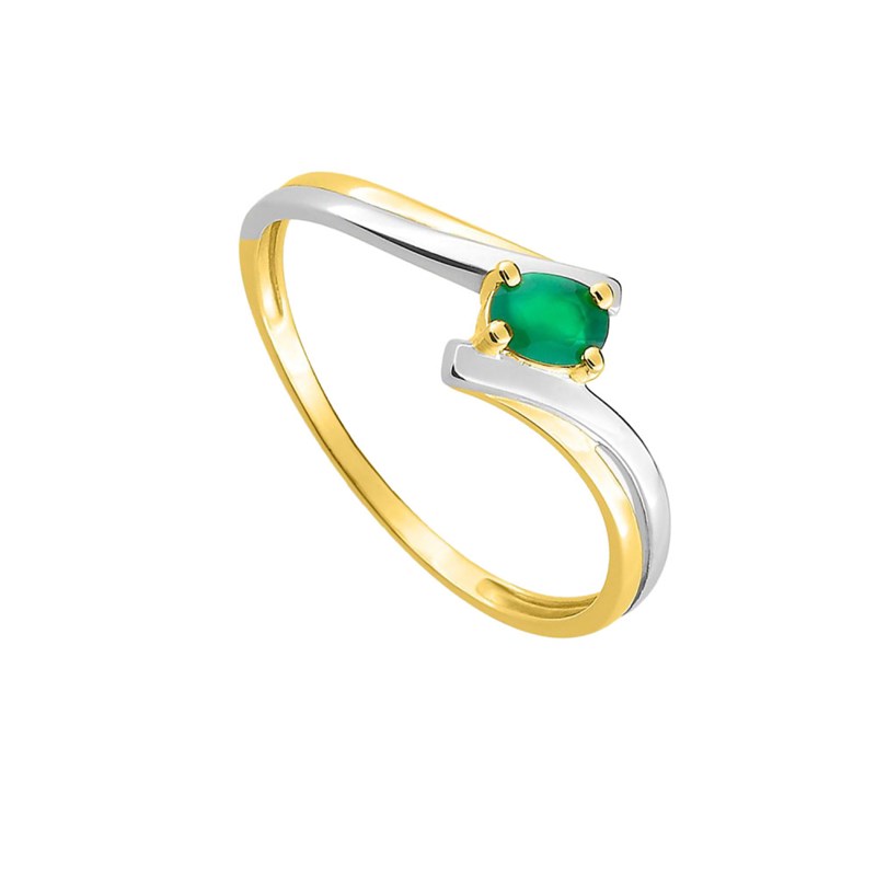 Bague femme - Emeraude - Or 18 Carats