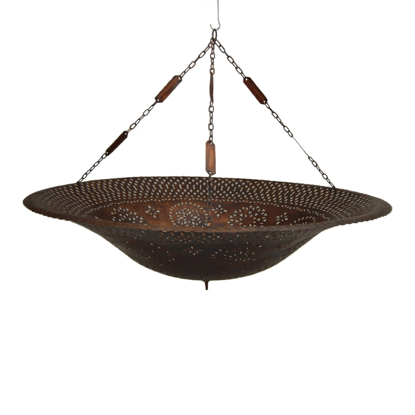 Deckenleuchte 'Cercle', H 34 cm, Ø 48 cm von fischer's lagerhaus
