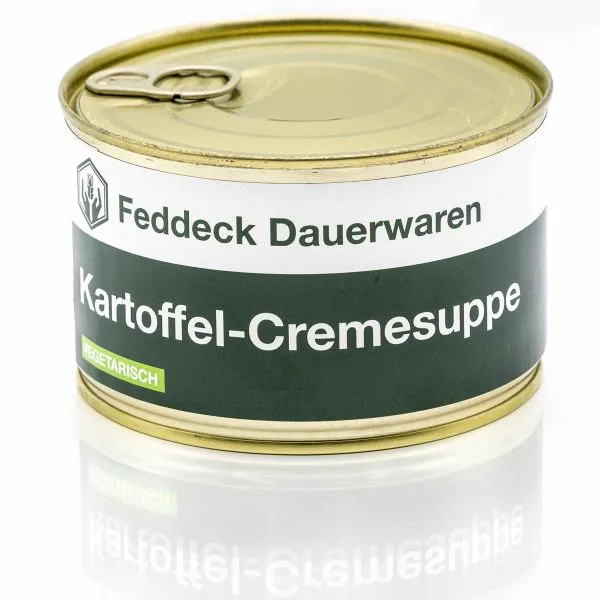 Feddeck Dauerwaren -  Fertiggericht Dose Kartoffel-Cremesuppe 400 ml