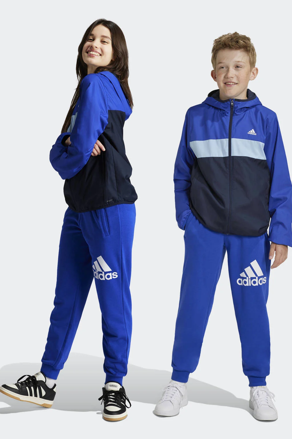 adidas joggingbroek blauw