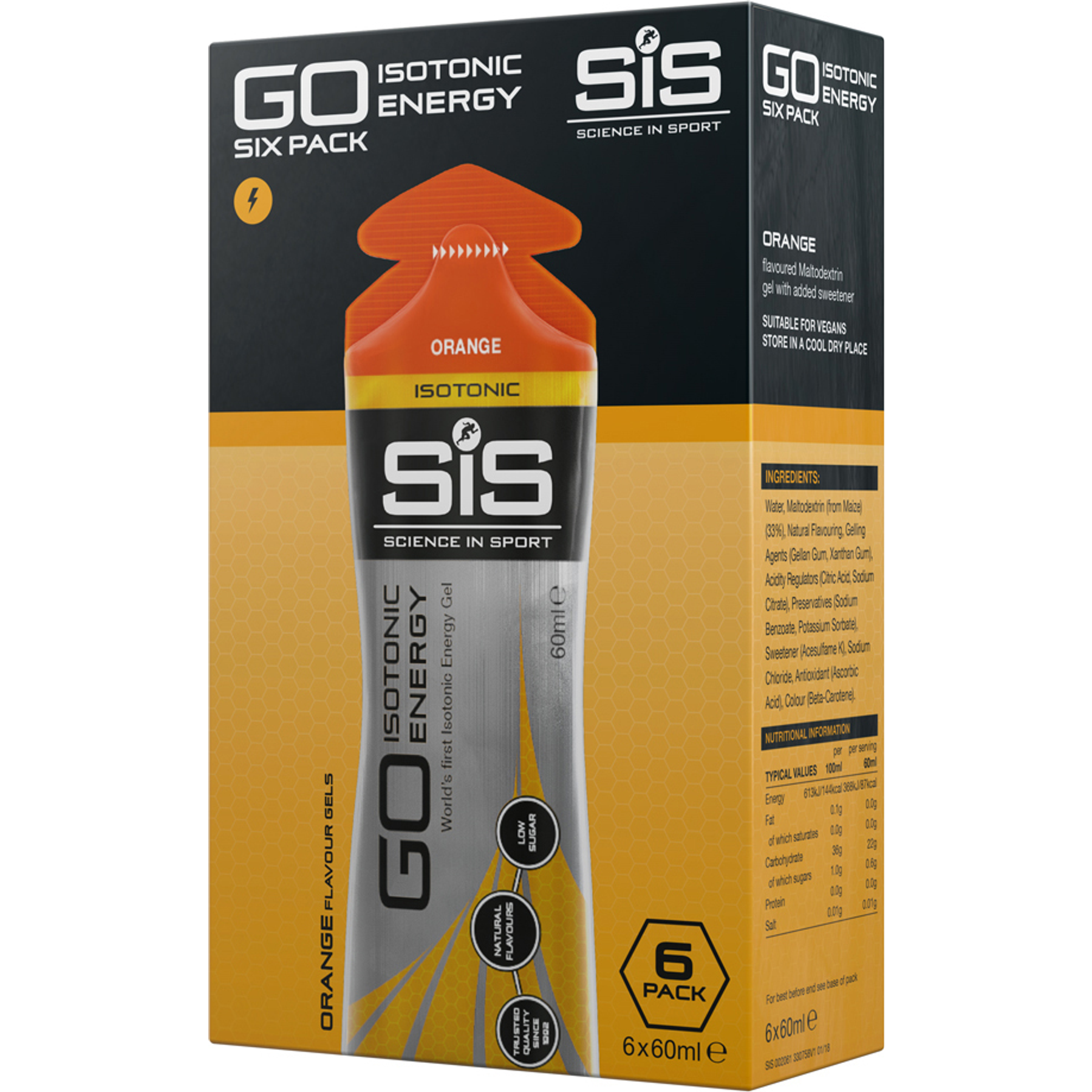 SiS GO Isotonic Gel 6 Stuks Voordeelverpakking