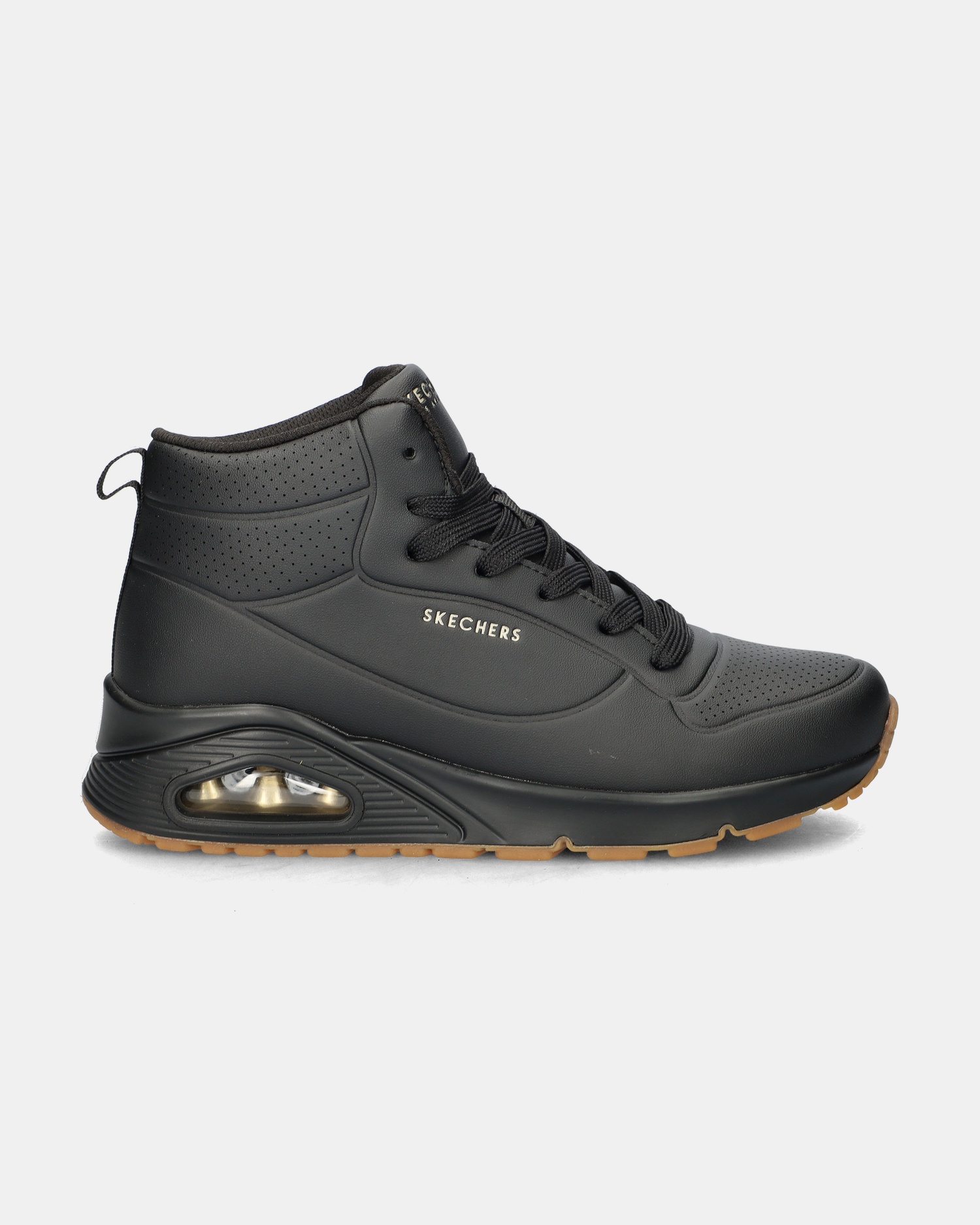 Skechers Uno Stand High Hoge sneakers  - zwart