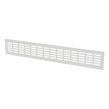 Sanivesk ventilatiestrip aluminium wit 50x8 cm