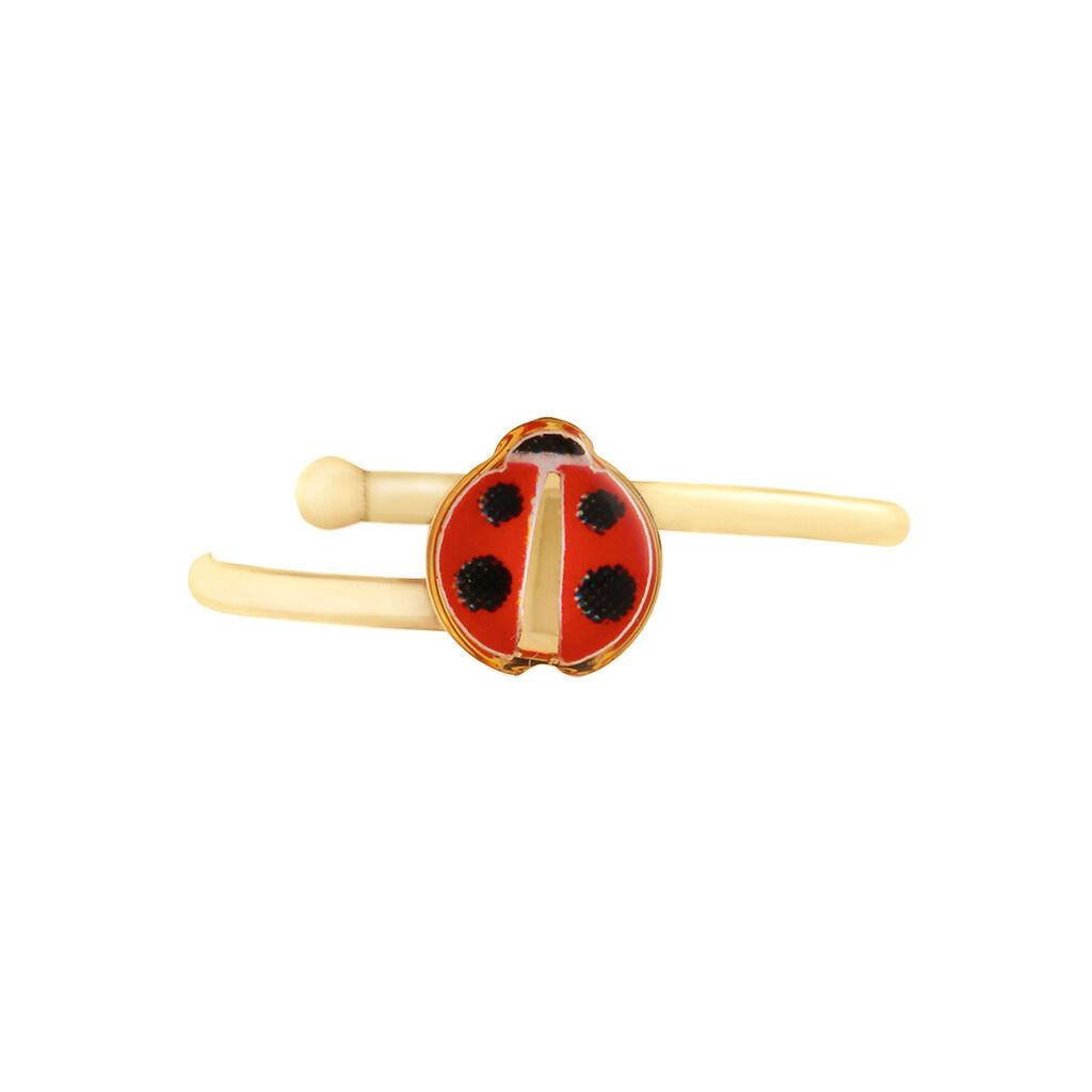 Bague Helidie Coccinelle Or Jaune